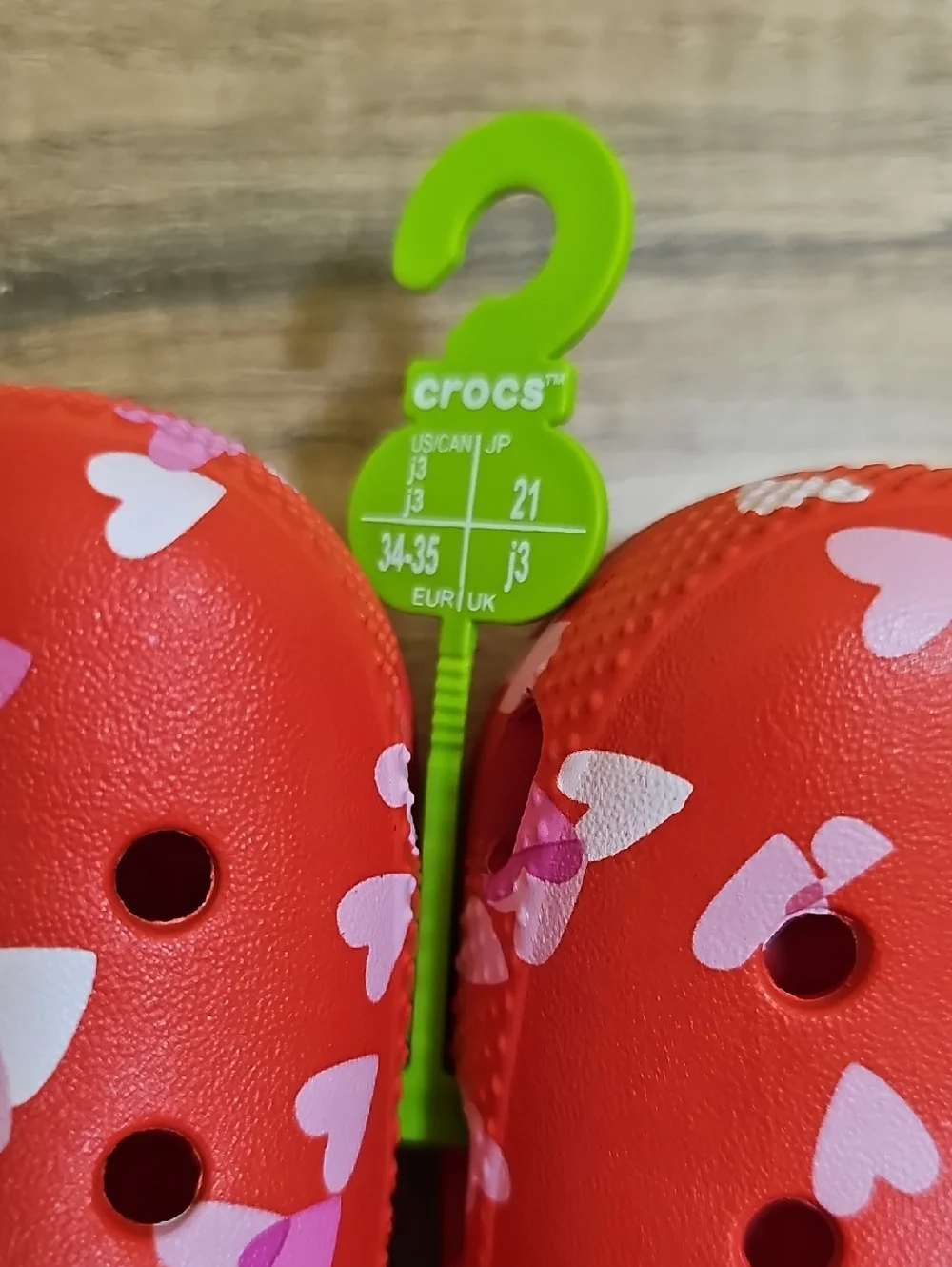 New CROCS Kids' Classic Valentines Day Clog